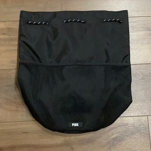 Black “VS PINK” backpack